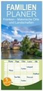 Cover-Bild zum Titel 'Familienplaner 2026 - Franken - Malerische Orte und Landschaften mit 5 Spalten (Wandkalender, 21 x 45 cm) CALVENDO' von 'Elisabeth Schittenhelm'