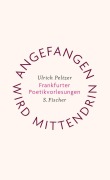 Cover-Bild zum Titel 'Angefangen wird mittendrin' von 'Ulrich Peltzer'