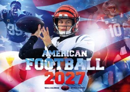 Cover-Bild zum Titel 'American Football NFL Kalender 2027' von 'Patrick Mahomes, Tyreek Hill, Lamar Jackson'