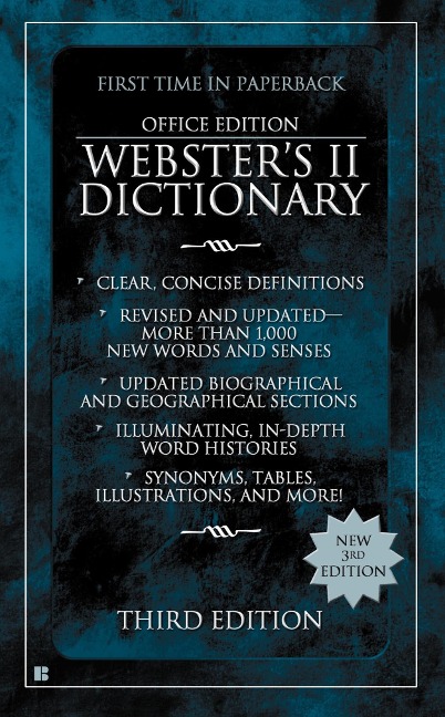 Webster's II Dictionary - Houghton Mifflin Co