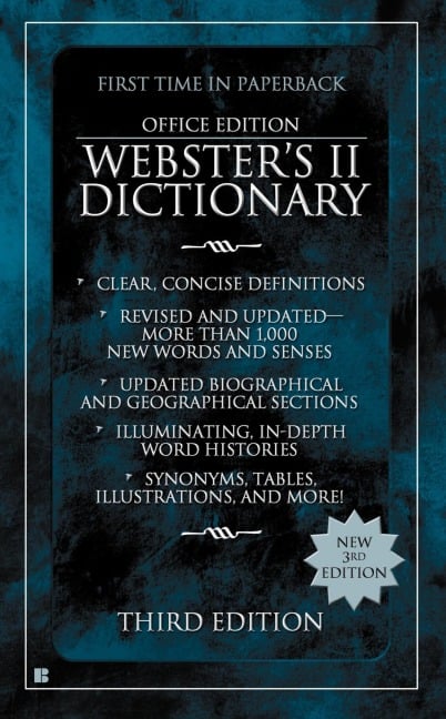 Webster's II Dictionary - Houghton Mifflin Co