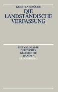 Cover-Bild zum Titel 'Die Landständische Verfassung' von 'Kersten Krüger'