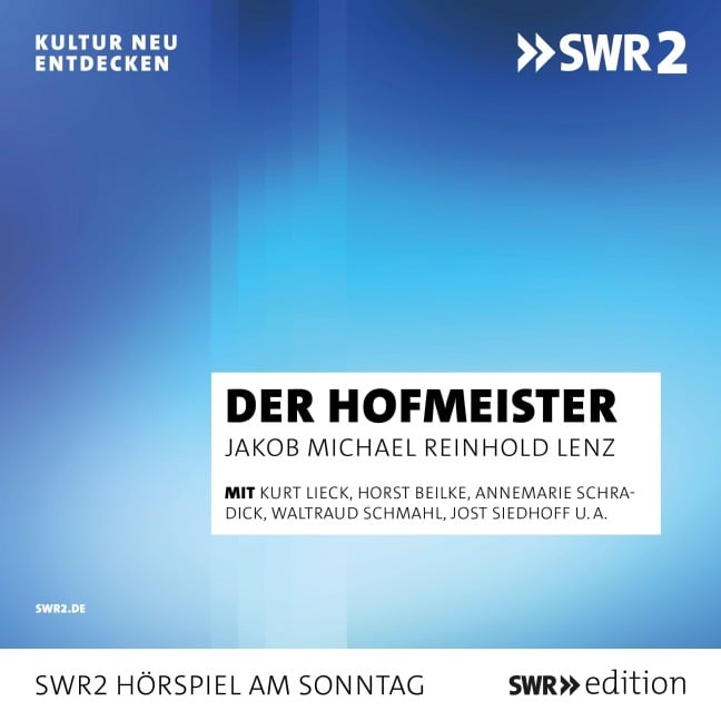 Der Hofmeister - Jakob Michael Reinhold Lenz