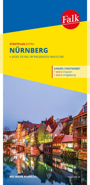 Falk Stadtplan Extra Nürnberg 1:20.000 - 