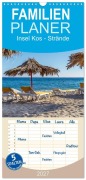 Cover-Bild zum Titel 'Familienplaner 2027 - Insel Kos - Strände mit 5 Spalten (Wandkalender, 21 x 45 cm) CALVENDO' von 'Stefan O. Schüller und Elke Schüller'