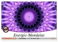 Energie - Mandalas, Spiritualität durch die Farbe Lila (Wandkalender 2025 DIN A2 quer), CALVENDO Monatskalender - Christine Bässler