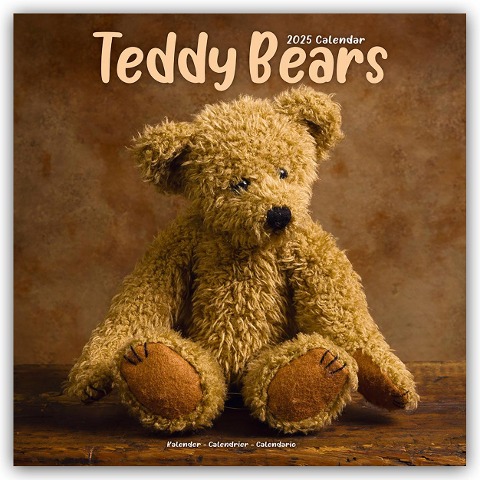 Teddy Bears - Teddybären 2025 -16-Monatskalender - Avonside Publishing Ltd