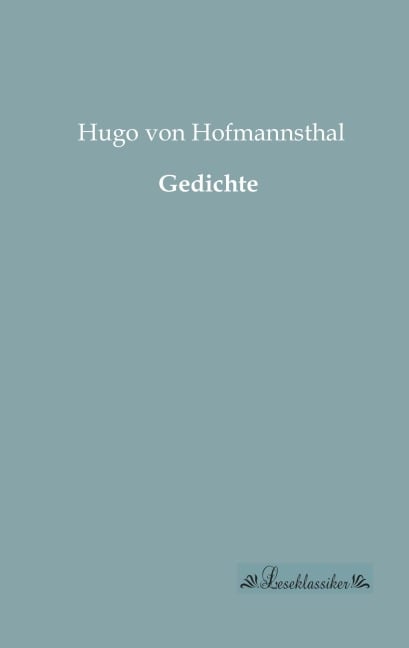 Gedichte - Hugo Von Hofmannsthal