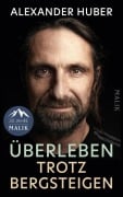Cover-Bild zum Titel 'Überleben trotz Bergsteigen' von 'Alexander Huber'