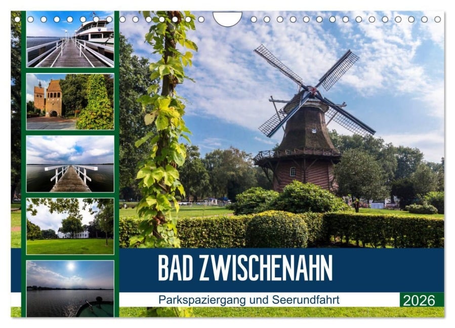 Bad Zwischenahn, Parkspaziergang und Seerundfahrt (Wandkalender 2026 DIN A4 quer), CALVENDO Monatskalender - Andrea Dreegmeyer