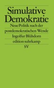 Cover-Bild zum Titel 'Simulative Demokratie' von 'Ingolfur Blühdorn'
