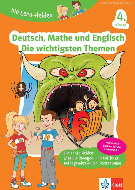 Die Lern-Helden Deutsch, Mathe und Englisch - Die wichtigsten Themen 4. Klasse - 