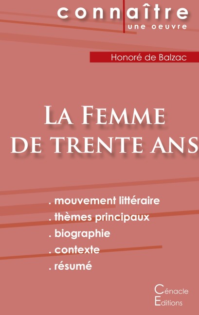 Fiche de lecture La Femme de trente ans de Balzac (Analyse littéraire de référence et résumé complet) - Honoré de Balzac