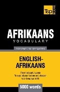 Afrikaans vocabulary for English speakers - 5000 words - Andrey Taranov