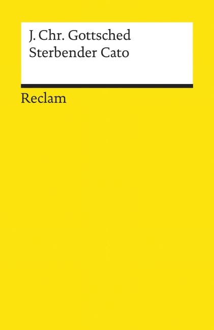 Sterbender Cato - Johann Christoph Gottsched