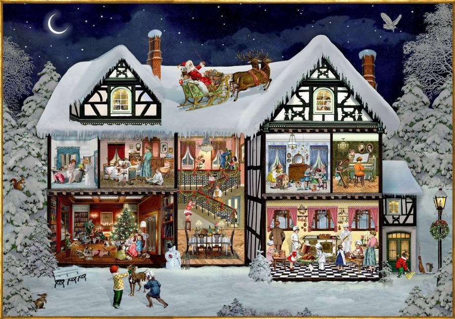 Puzzle - Im Adventshaus - 
