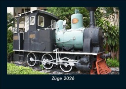 Cover-Bild zum Titel 'Züge 2026 Fotokalender DIN A5' von 'Tobias Becker'