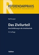 Cover-Bild zum Titel 'Das Zivilurteil' von 'Ralf Kurpat, Peter Siegburg'