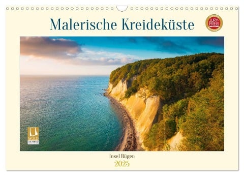 Insel Rügen - Malerische Kreideküste (Wandkalender 2025 DIN A3 quer), CALVENDO Monatskalender - Martin Wasilewski