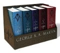 Cover-Bild zum Titel 'George R. R. Martin's A Game of Thrones Leather-Cloth Boxed Set (Song of Ice and Fire Series)' von 'George R. R. Martin'