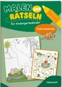 Malen und Rätseln für Kindergartenkinder. Dinosaurier - 