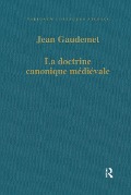 Cover-Bild zum Titel 'La doctrine canonique médiéval' von 'Jean Gaudemet'