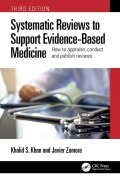 Cover-Bild zum Titel 'Systematic Reviews to Support Evidence-Based Medicine' von 'Khalid Saeed Khan, Javier Zamora'