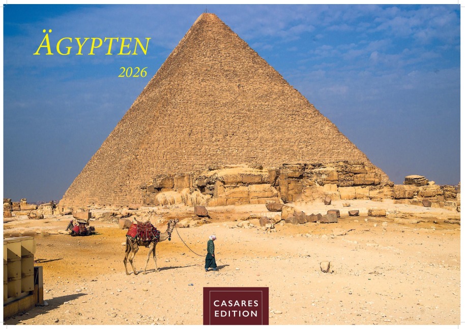 Ägypten Kalender 2026 - Wandkalender | Fotokalender Afrika 24x35 cm - mit atemberaubenden Fotos der Pyramiden, Sphinx, Luxor & mehr - H. W. Schawe