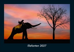 Cover-Bild zum Titel 'Elefanten 2027 Fotokalender DIN A5' von 'Tobias Schmitt, Kevin Heber'