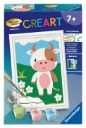 Cover-Bild zum Titel 'CreArt, Malen nach Zahlen Kinder - Süße Kuh' von ''