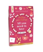 Cover-Bild zum Titel 'Follow your Feelings - Make your bracelet - Schmuckset Love' von 'Frechverlag'