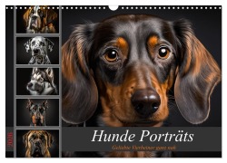 Cover-Bild zum Titel 'Hunde Porträts (Wandkalender 2026 DIN A3 quer), CALVENDO Monatskalender' von 'Dirk Meutzner'