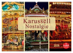Cover-Bild zum Titel 'Karussell - Nostalgie (Wandkalender 2026 DIN A2 quer), CALVENDO Monatskalender' von 'Peter Roder'
