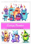 Lustige Monster - Eine bezaubernde Sammlung süsser Ungeheuer (Wandkalender 2024 DIN A4 hoch), CALVENDO Monatskalender - Anja Frost