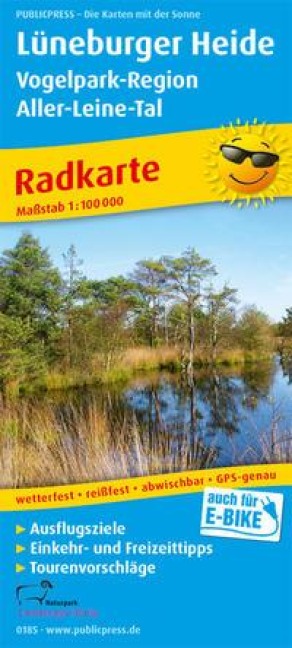 Lüneburger Heide - Vogelpark-Region, Aller-Leine-Tal 1:100 000 - 