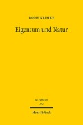 Cover-Bild zum Titel 'Eigentum und Natur' von 'Romy Klimke'