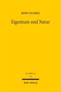 Cover-Bild zum Titel 'Eigentum und Natur' von 'Romy Klimke'