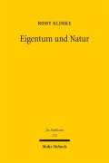 Cover-Bild zum Titel 'Eigentum und Natur' von 'Romy Klimke'