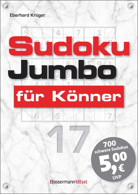 Sudokujumbo für Könner 17 - Eberhard Krüger