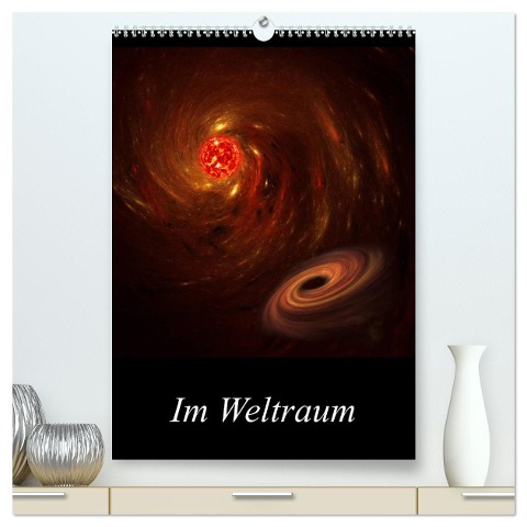 Im Weltraum (hochwertiger Premium Wandkalender 2024 DIN A2 hoch), Kunstdruck in Hochglanz - Alain Gaymard