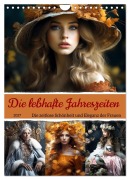 Cover-Bild zum Titel 'Die lebhafte Jahreszeiten! (Wandkalender 2027 DIN A4 hoch), CALVENDO Monatskalender' von 'Aria Rada'