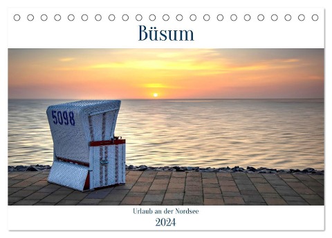 Büsum - Urlaub an der Nordsee (Tischkalender 2024 DIN A5 quer), CALVENDO Monatskalender - Katja Xenikis