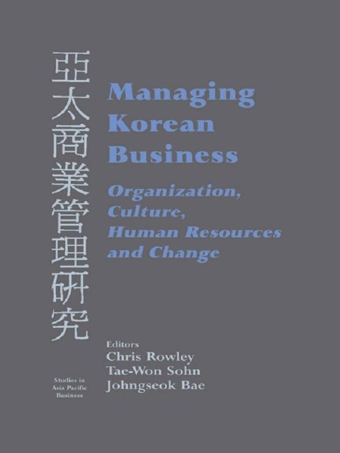 Managing Korean Business - 