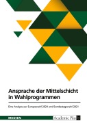 Cover-Bild zum Titel 'Ansprache der Mittelschicht in Wahlprogrammen' von 'Anonymous'
