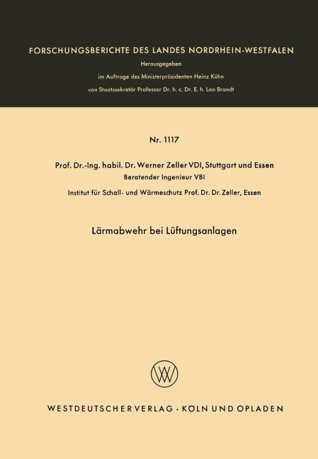 Lärmabwehr bei Lüftungsanlagen - Werner Zeller