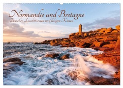 Cover-Bild zum Titel 'Normandie und Bretagne: Zwischen Leuchttürmen und felsigen Küsten (Wandkalender 2027 DIN A2 quer), CALVENDO Monatskalender' von 'Gerhard Aust'