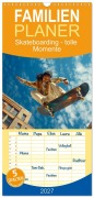 Cover-Bild zum Titel 'Familienplaner 2027 - Skateboarding - tolle Momente mit 5 Spalten (Wandkalender, 21 x 45 cm) CALVENDO' von 'Peter Roder'