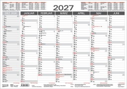 Cover-Bild zum Titel 'Tafelkalender A3 "Stabil" 2027' von ''