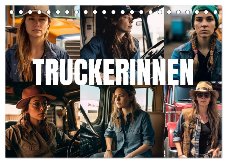 Truckerinnen (Tischkalender 2026 DIN A5 quer), CALVENDO Monatskalender - Tim Alberts