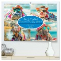 Big & Beautiful. Tierische Plus Size Models. Elefanten und Co. (hochwertiger Premium Wandkalender 2025 DIN A2 quer), Kunstdruck in Hochglanz - Rose Hurley